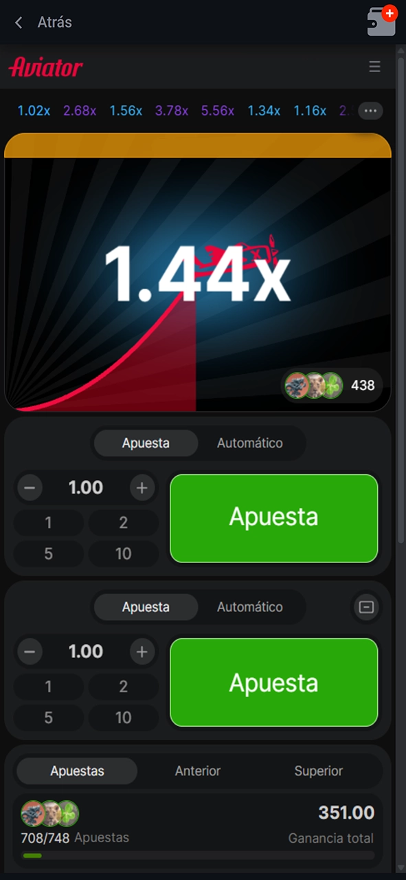 El proceso del juego Aviator en Pin-Up.