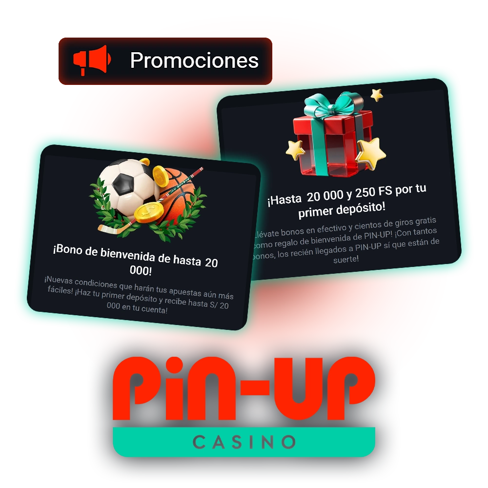 Te esperan un montón de bonificaciones en Pin-Up.