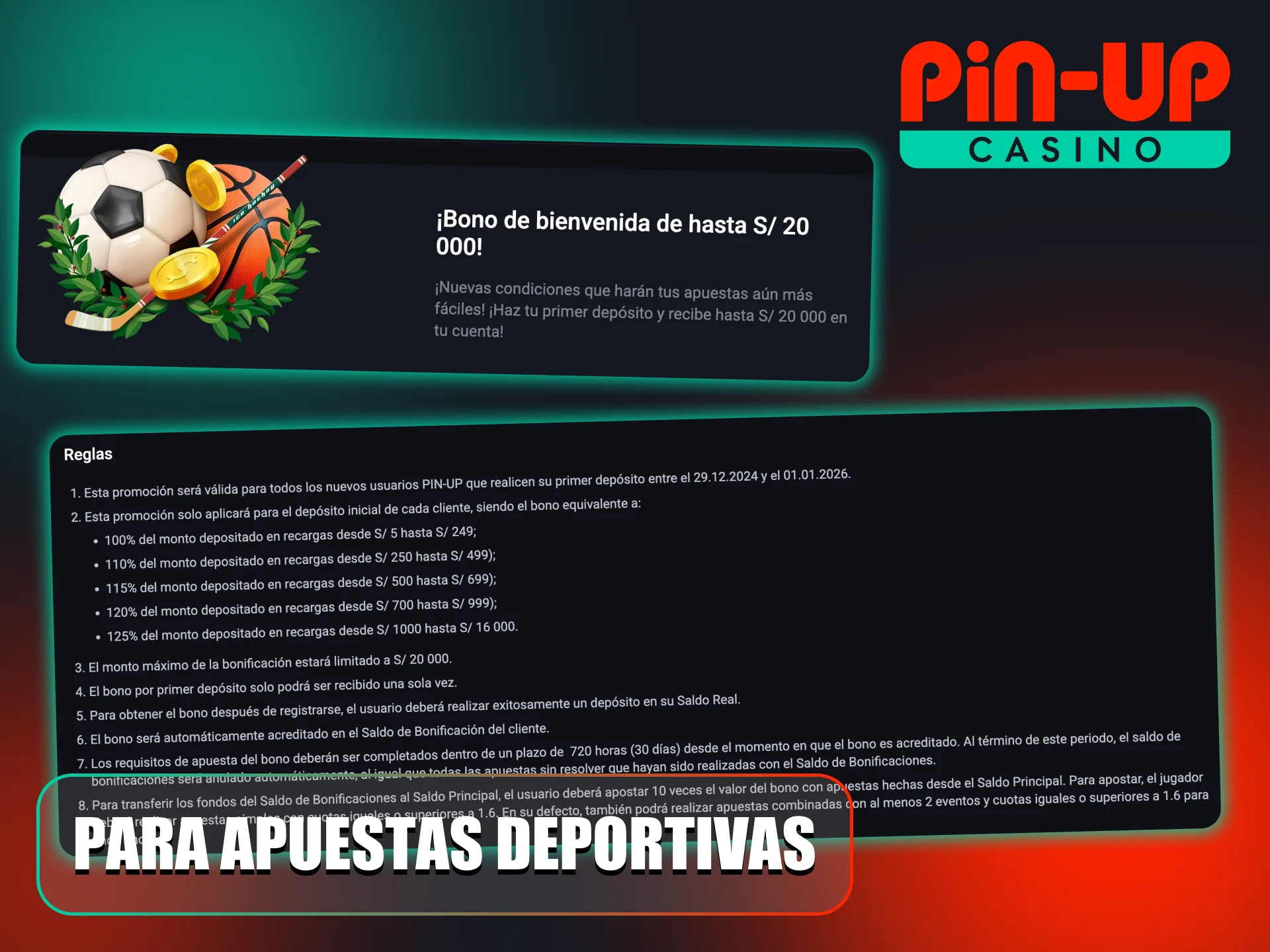 Visita la plataforma Pin-Up y consigue un bono deportivo de bienvenida.