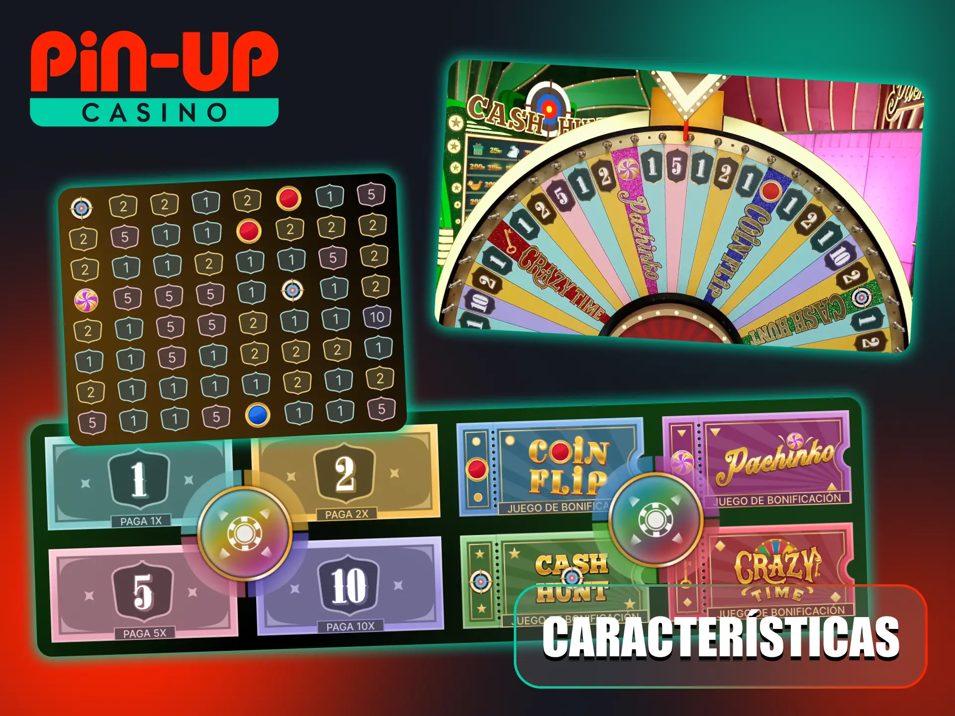 Crazy Time Pin-Up Casino incorpora funciones avanzadas de juego en vivo.
