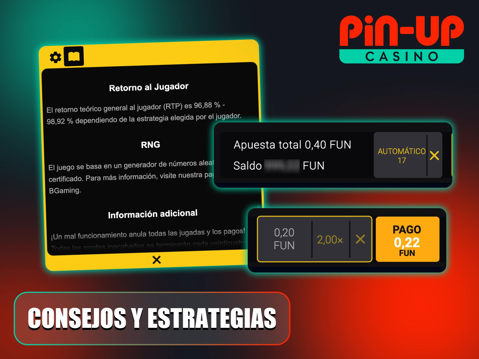 Aumente sus posibilidades de éxito con las estrategias Pin-Up.