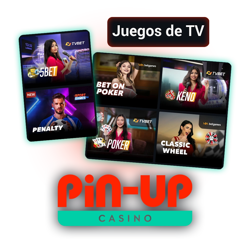 Abre Pin-Up y disfruta de los juegos de TV.