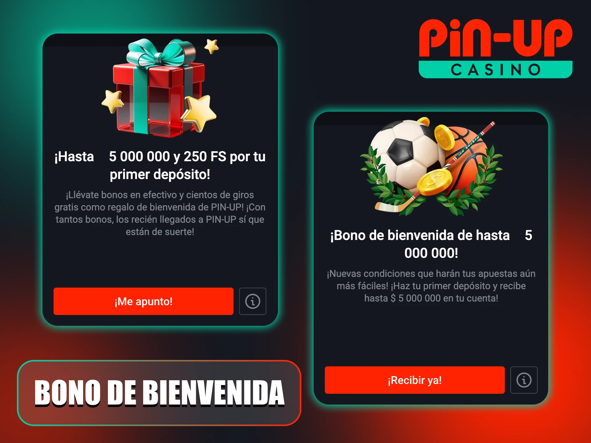 Aprovecha los exclusivos bonos de bienvenida del casino Pin-Up.