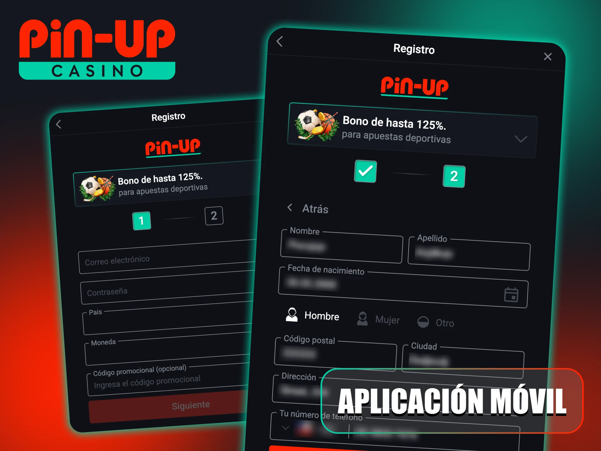 No se requiere ningún procedimiento adicional en la aplicación Pin-Up.