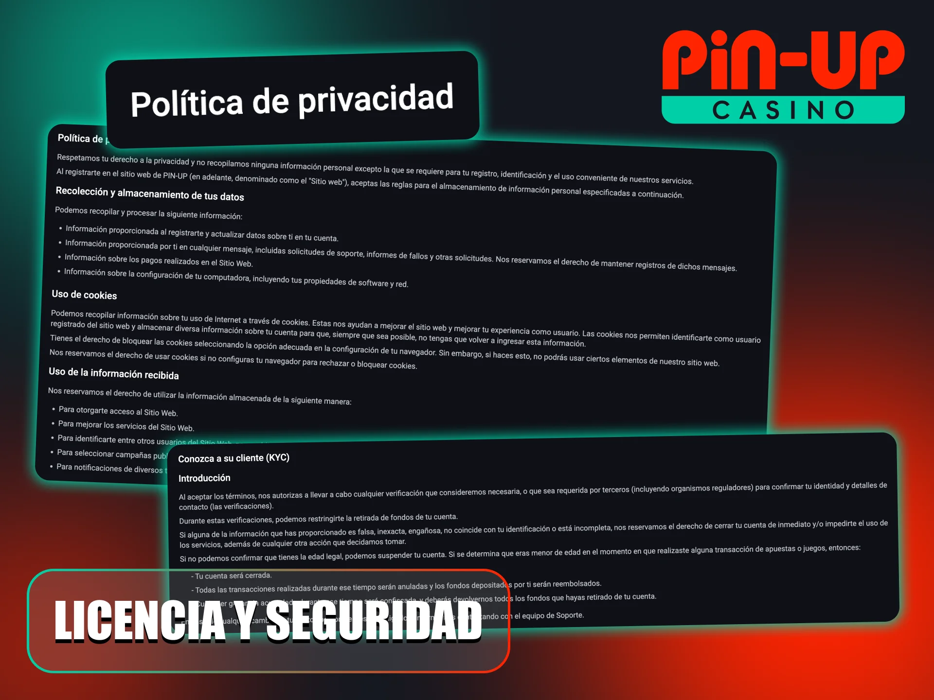Pin-Up opera con una licencia concedida por el gobierno de Curaçao.