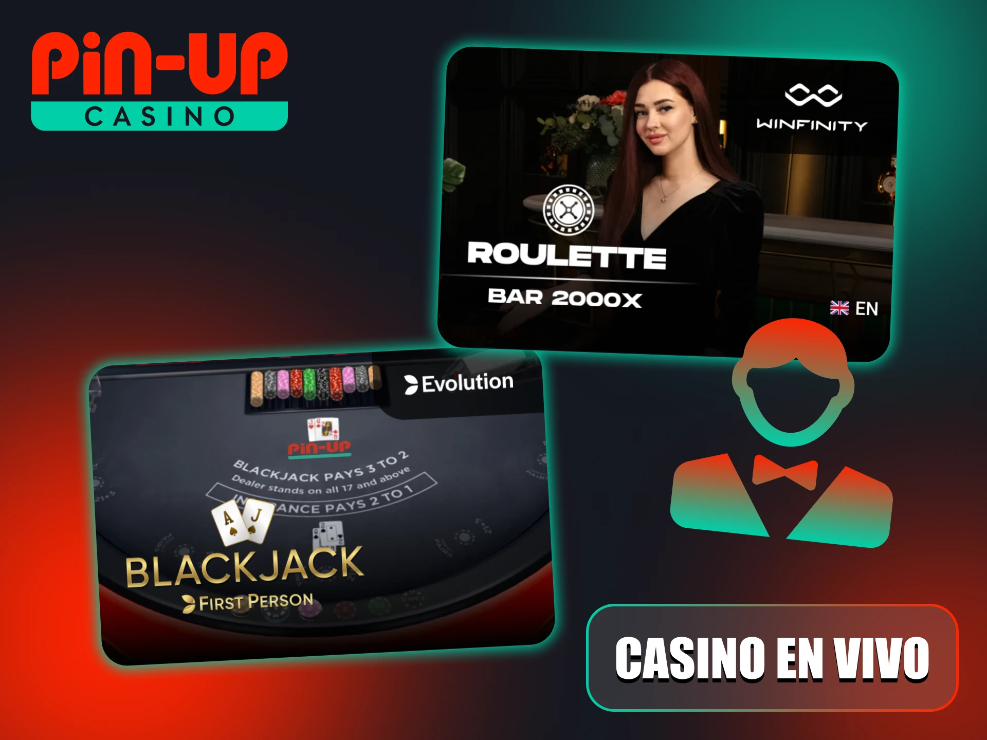 Disfruta de la emoción de los juegos Pin-Up en vivo.